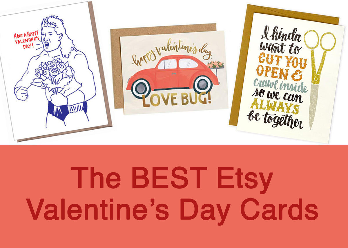 Etsy Valentine Card Picks 2018 Kat French Design