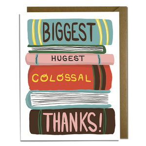 Books Thank You Card