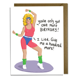 Exercise & Fitness Birthday Card