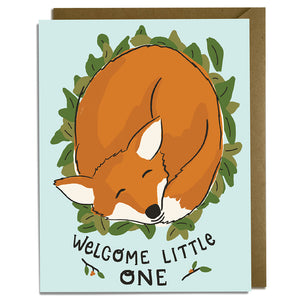 Fox Baby Card