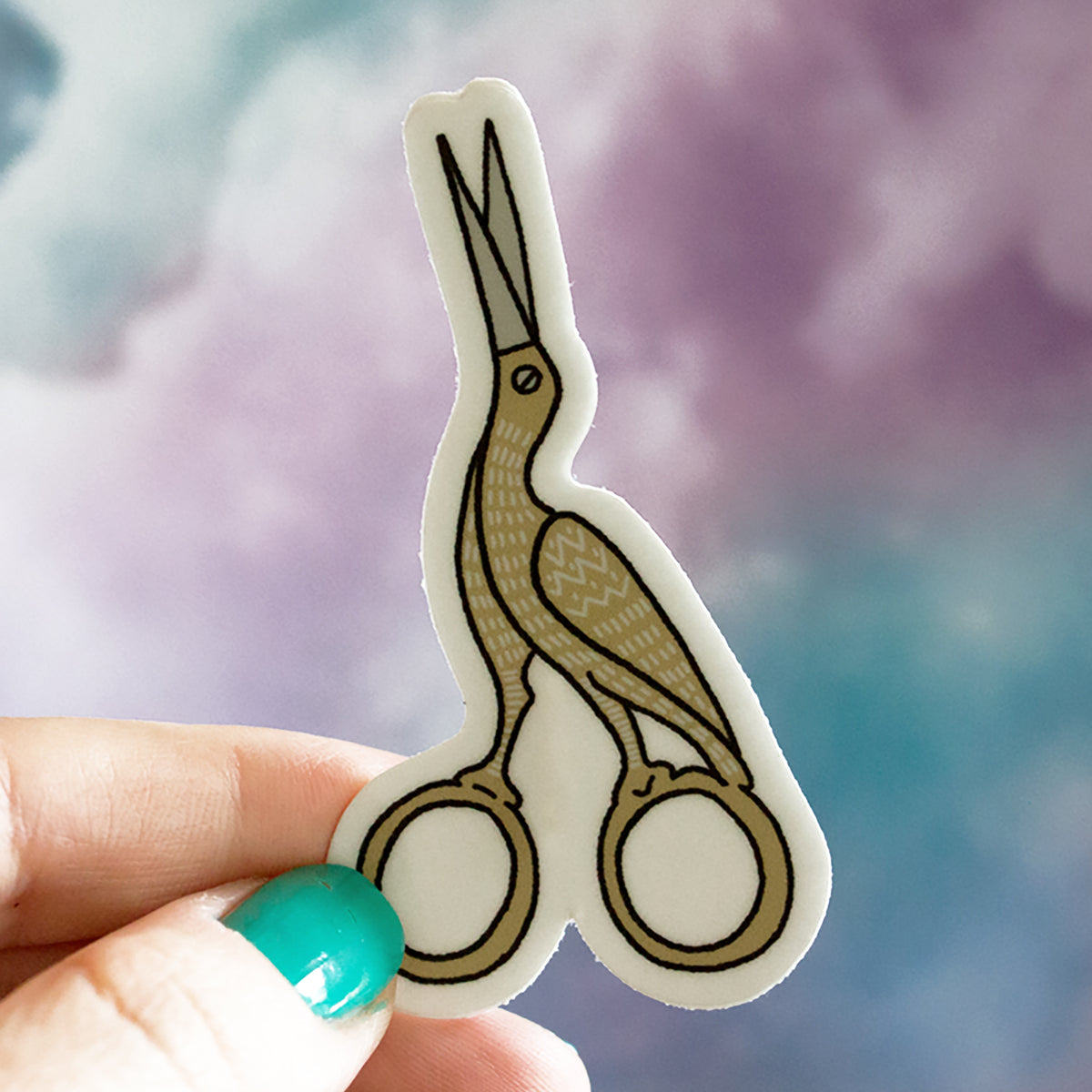 Bird Scissors Sticker for Sale by DigitalRedesign