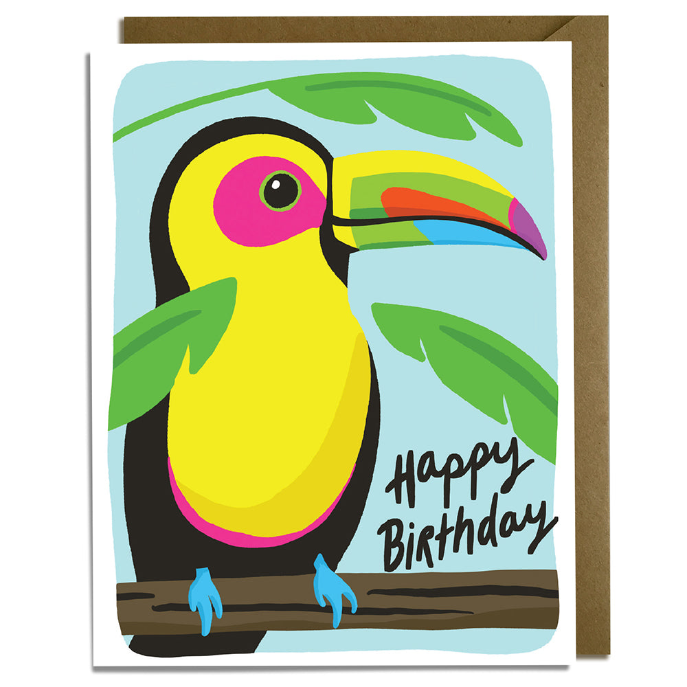 Wholesale Tiger & Toucan - 4x6 Blank Birthday Card for your store