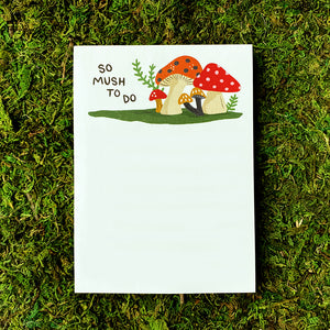 cute mushroom notepad