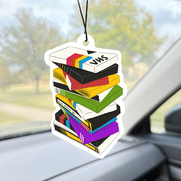 VHS 90s Air Freshener - New Car