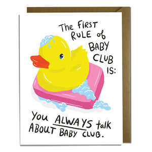 Baby Club Baby Card