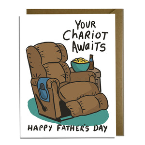 Recliner Funny Father's Day Card