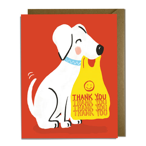 Dog Bag Thank You Card