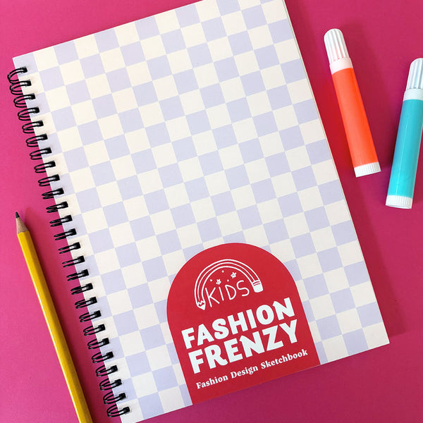 Kids Fashion Frenzy - Fashion Design Sketchbook Activity Book