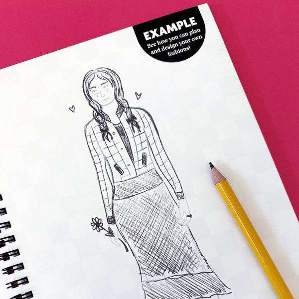 Kids Fashion Frenzy - Fashion Design Sketchbook Activity Book