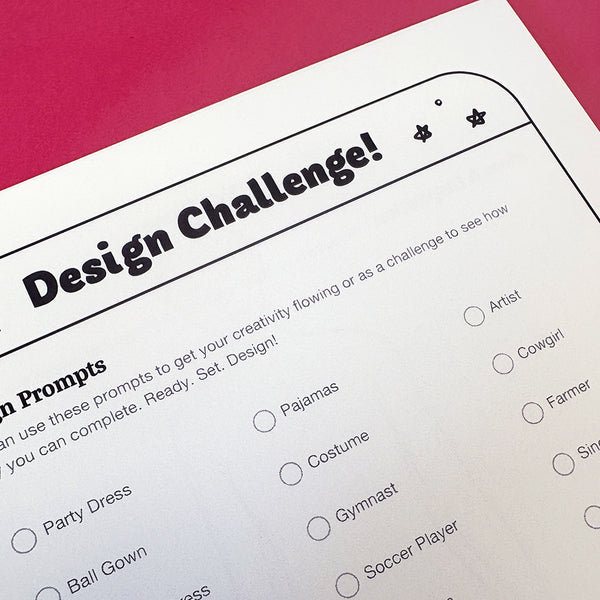 Kids Fashion Frenzy - Fashion Design Sketchbook Activity Book