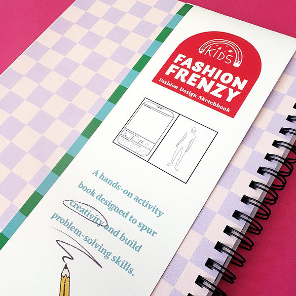 Kids Fashion Frenzy - Fashion Design Sketchbook Activity Book