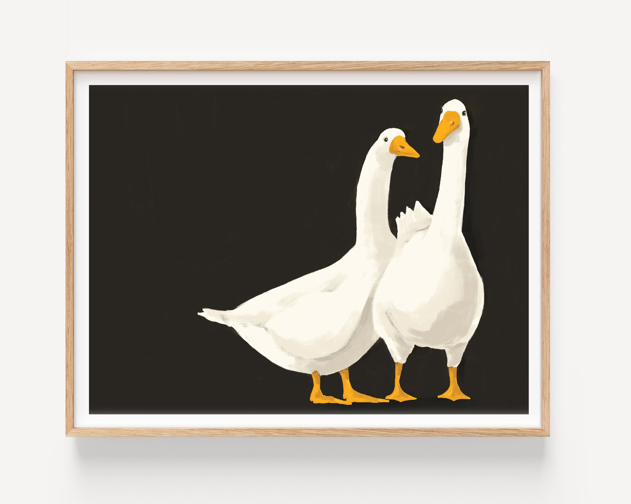 Geese Art Print