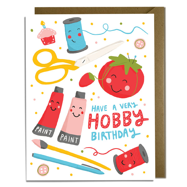 Hobby Birthday - Crafter's Bday Card