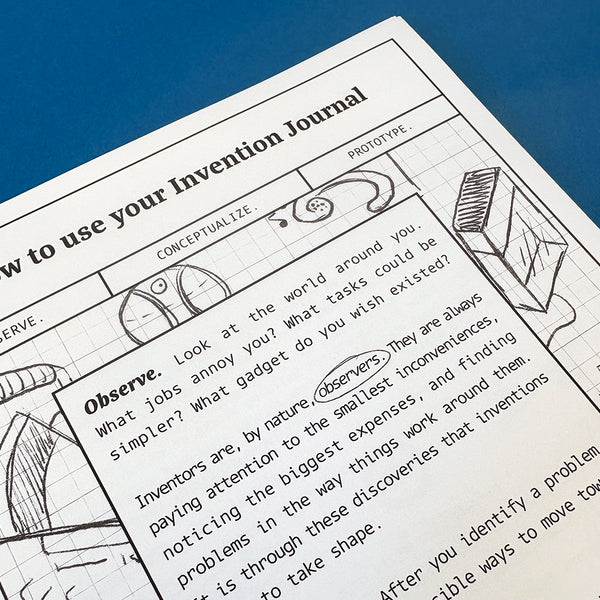 Kids Invention Journal - Activity Book for Young Inventors and Engineers