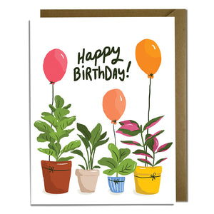 Plants Birthday Card