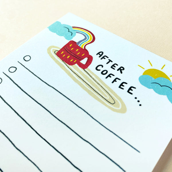 After Coffee Notepad