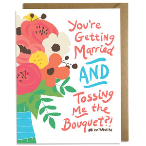 Bouquet Friend - Wedding Card