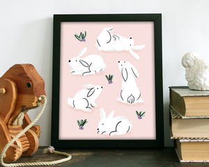 Bunnies - Art Print