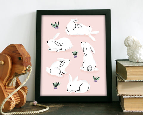 Bunnies - Art Print