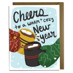 Cheers Cozy New Year Card