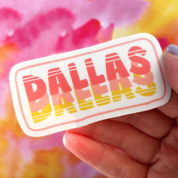 Dallas Texas Sticker