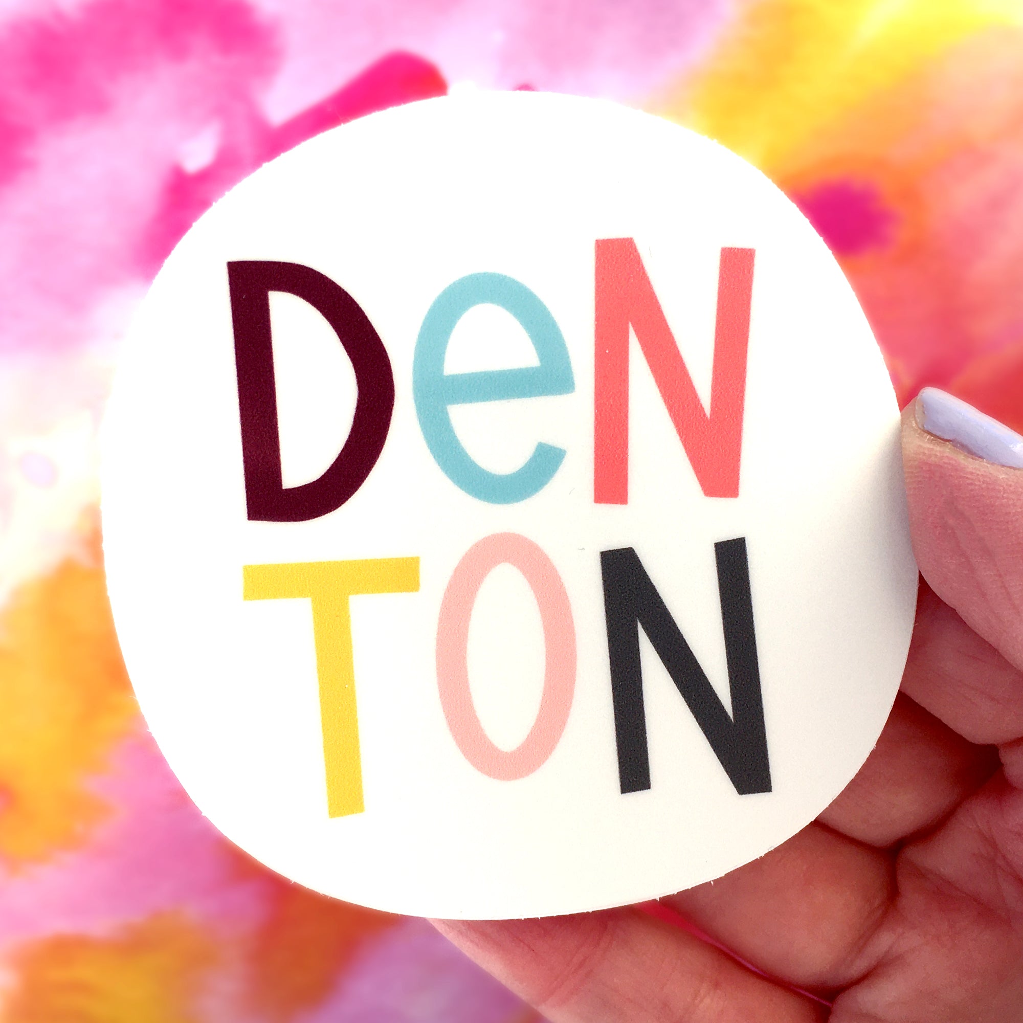 Denton Texas Sticker