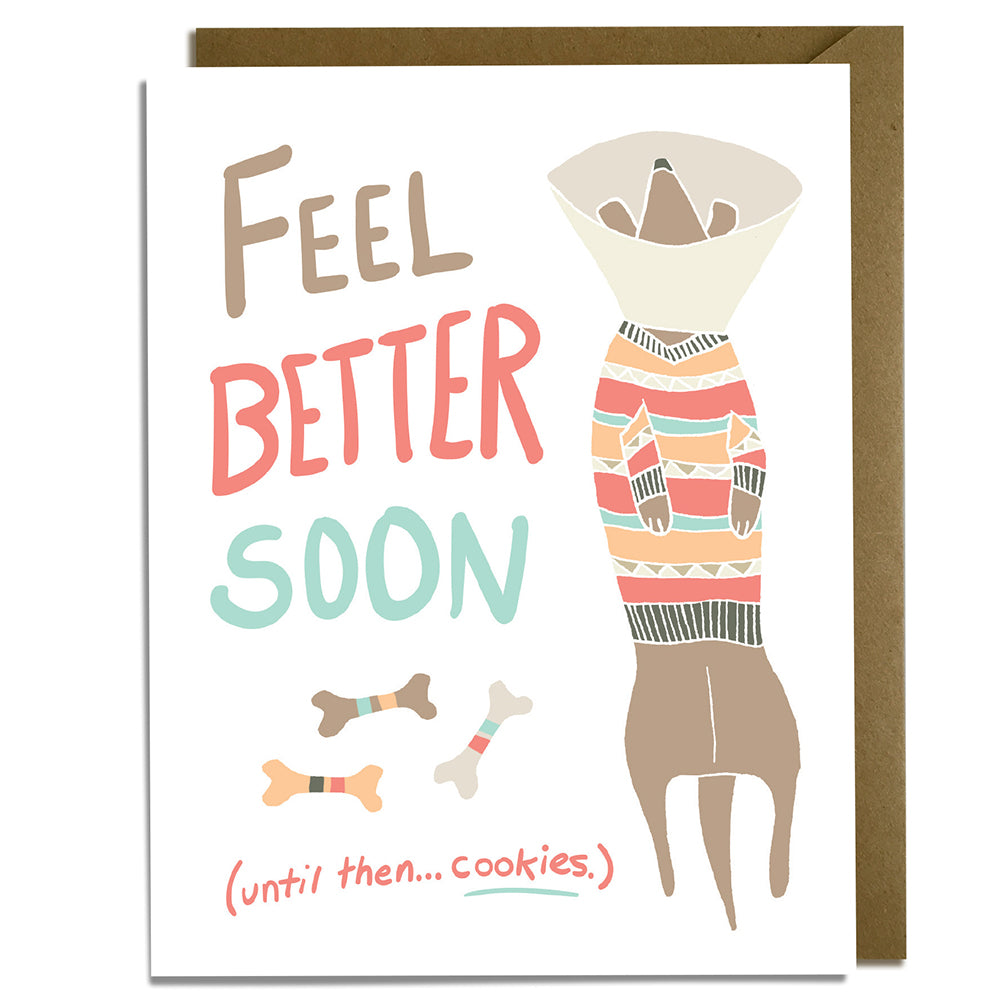 Feel Better Dog - Get Well Card