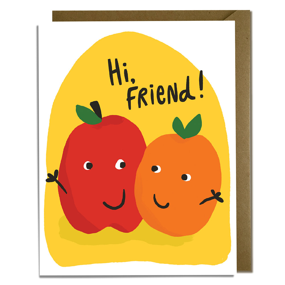 Hi Friend Fruit Card
