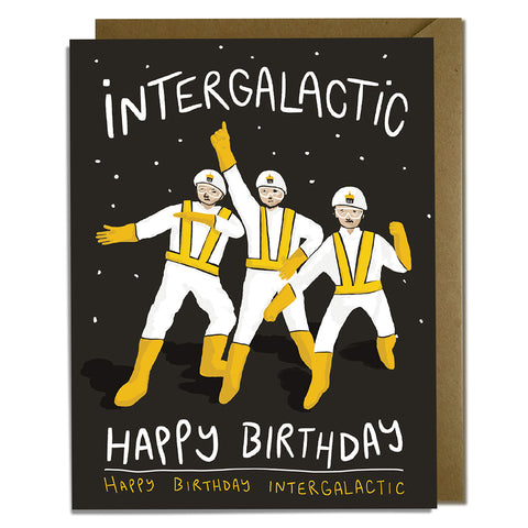 Intergalactic Birthday Card