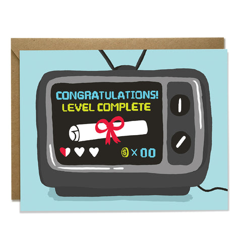 Level Complete - Gamer Grad Card