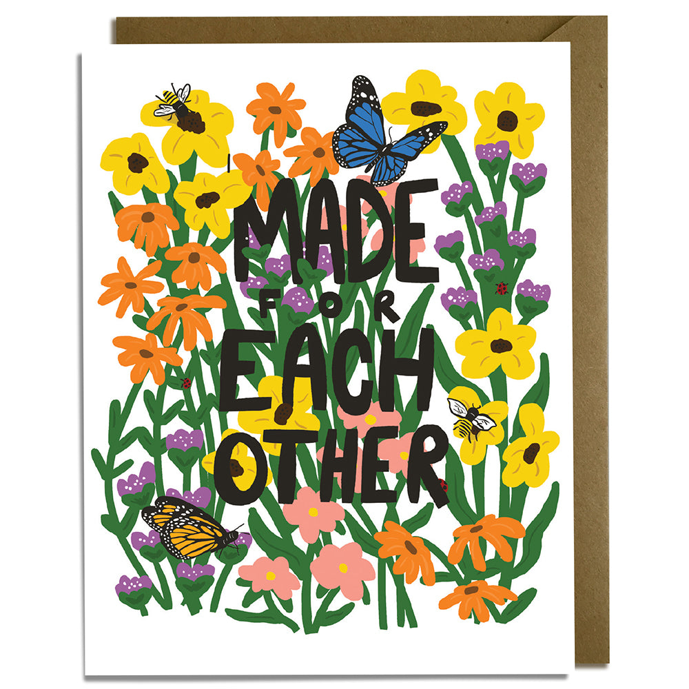 Pollinators Made for Each Other - Wedding Card