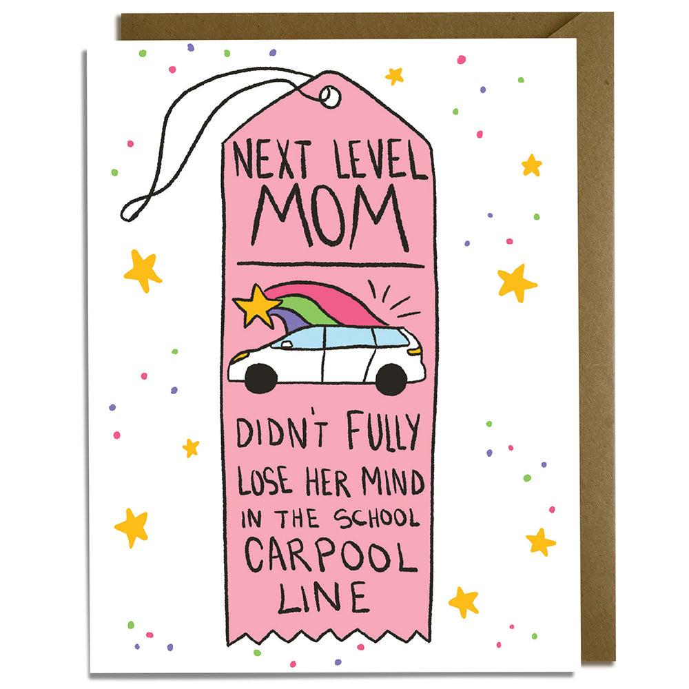 Carpool Mother's Day Card