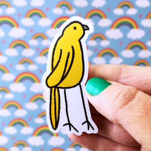 Optimist Bird Sticker