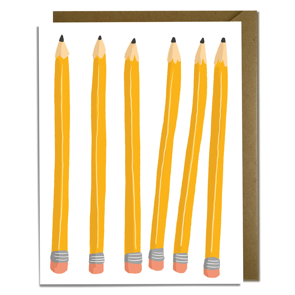 Pencils Blank Everyday Card