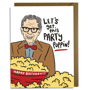 Poppin Popcorn Birthday Card