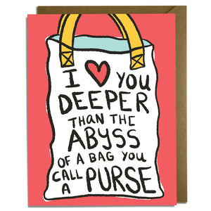 Purse Abyss Love Card
