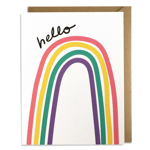 Rainbow Hello - Everyday Card