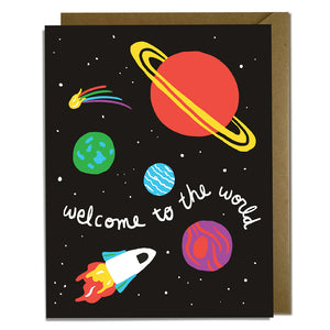 Space Baby Card