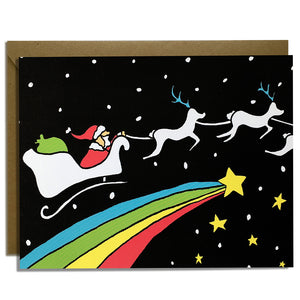 Space Santa - Christmas Card