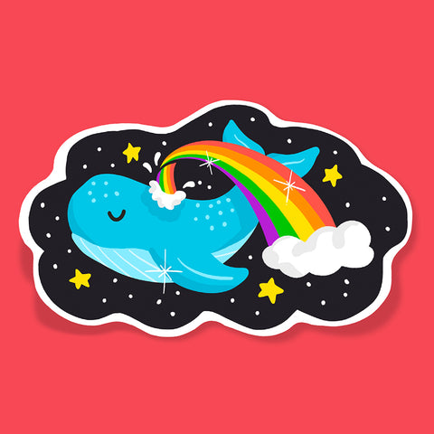 Space Whale Sticker