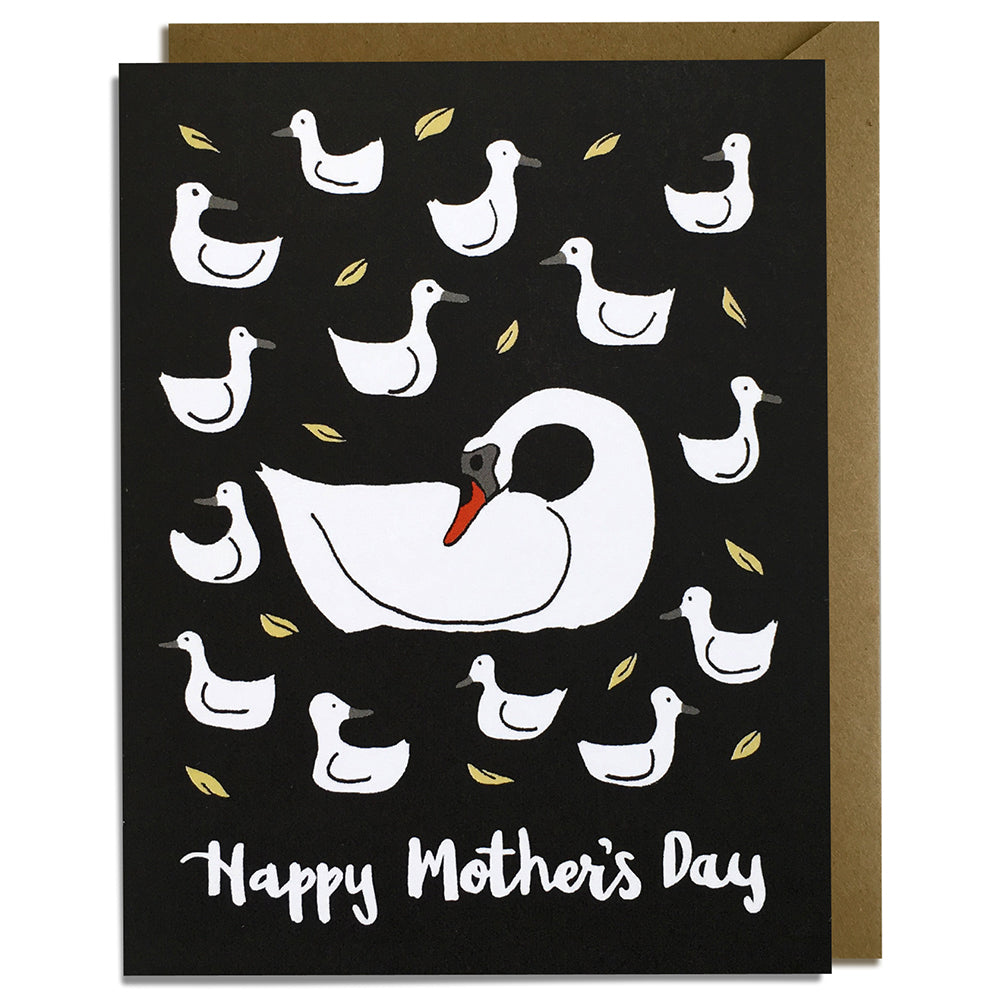 Swans - Mother's Day Card