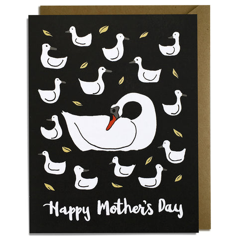 Swans - Mother's Day Card