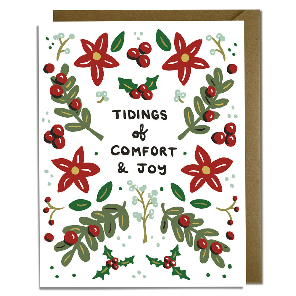 Tidings of Comfort & Joy - Christmas Card